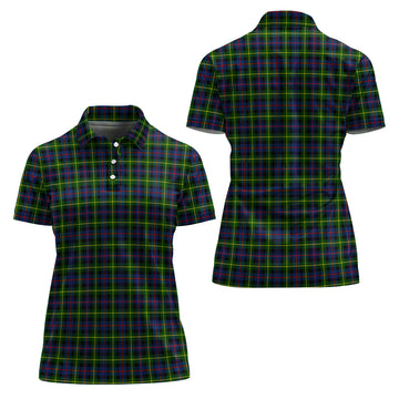 Farquharson Modern Tartan Polo Shirt For Women