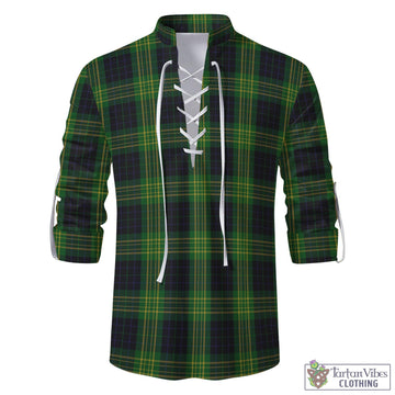 Fitzpatrick Hunting Tartan Men's Scottish Traditional Jacobite Ghillie Kilt Shirt