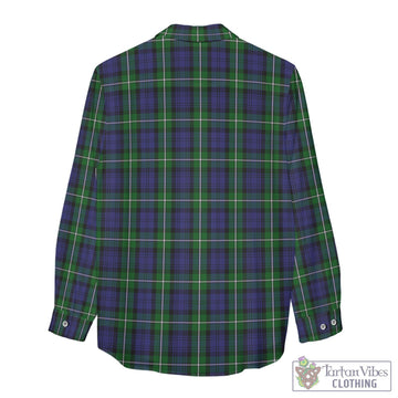 Forbes Tartan Womens Casual Shirt with Family Crest