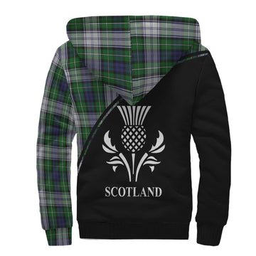 Forbes Dress Tartan Sherpa Hoodie with Family Crest Curve Style
