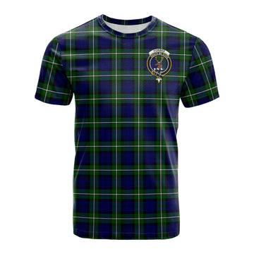 Forbes Modern Tartan T-Shirt with Family Crest