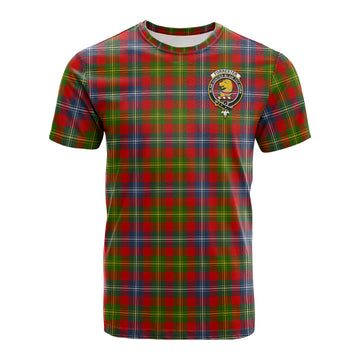 Forrester Modern Tartan T-Shirt with Family Crest