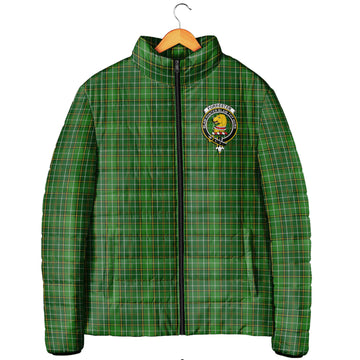 Forrester Hunting Tartan Padded Jacket with Family Crest