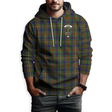 Fraser Hunting Tartan Hoodie with Family Crest