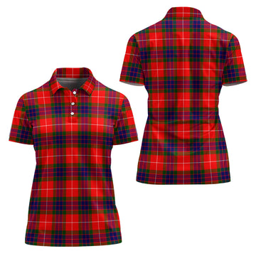 Fraser Modern Tartan Polo Shirt For Women
