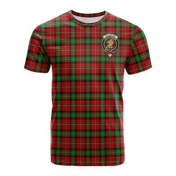 Fullerton Tartan T-Shirt with Family Crest