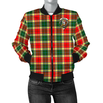Gibson Tartan Bomber Jacket with Family Crest