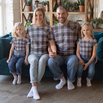 Glen Tartan T-Shirt with Family Crest