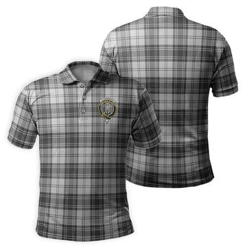 Glendinning Tartan Men's Polo Shirt with Family Crest