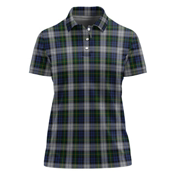 Gordon Dress Tartan Polo Shirt For Women