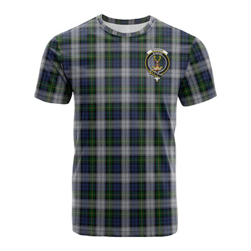 Gordon Dress Tartan T-Shirt with Family Crest