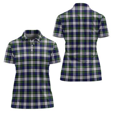 Gordon Dress Modern Tartan Polo Shirt For Women
