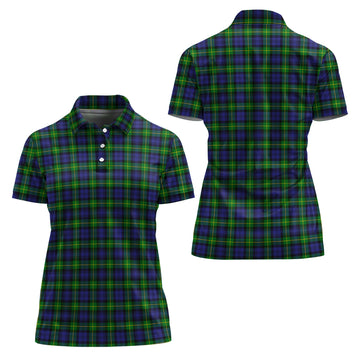 Gordon Modern Tartan Polo Shirt For Women
