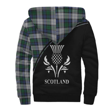 Graham Dress Tartan Sherpa Hoodie with Family Crest Curve Style