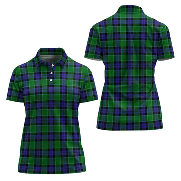 Graham of Menteith Modern Tartan Polo Shirt For Women
