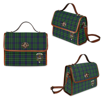 Graham of Montrose Tartan Waterproof Canvas Bag with Family Crest