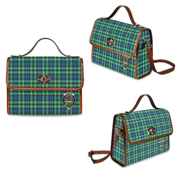 Graham of Montrose Ancient Tartan Waterproof Canvas Bag with Family Crest