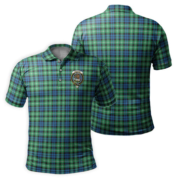 Graham of Montrose Ancient Tartan Men's Polo Shirt with Family Crest