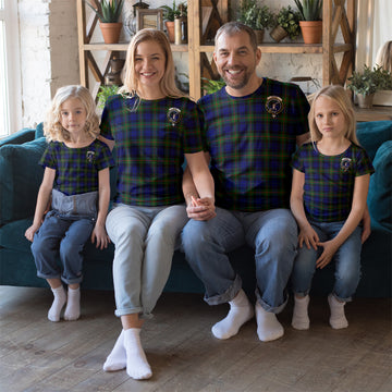 Gunn Modern Tartan T-Shirt with Family Crest
