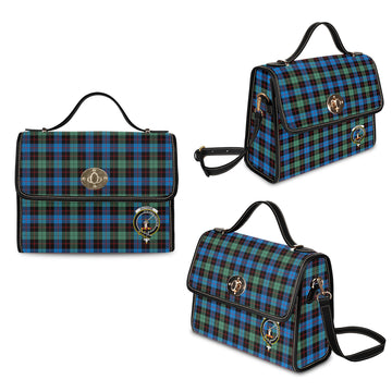 Guthrie Ancient Tartan Waterproof Canvas Bag with Family Crest