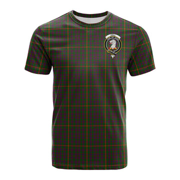 Hall Tartan T-Shirt with Family Crest