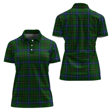Henderson Modern Tartan Polo Shirt For Women