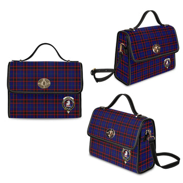 Home Modern Tartan Waterproof Canvas Bag with Family Crest