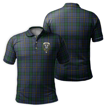 Hope Clan Originaux Tartan Men's Polo Shirt with Family Crest