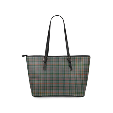 Howell of Wales Tartan Leather Tote Bag