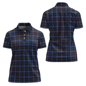 Hunter Modern Tartan Polo Shirt For Women