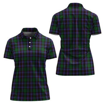 Hunter of Peebleshire Tartan Polo Shirt For Women