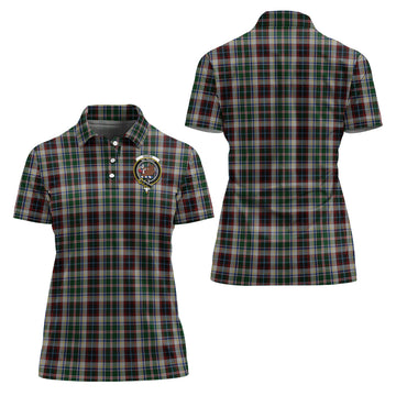 Innes Dress Tartan Polo Shirt with Family Crest For Women