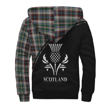 Innes Dress Tartan Sherpa Hoodie with Family Crest Curve Style