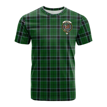 Innes Hunting Tartan T-Shirt with Family Crest