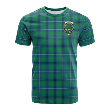 Irvine Ancient Tartan T-Shirt with Family Crest