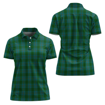 Irvine of Bonshaw Tartan Polo Shirt For Women
