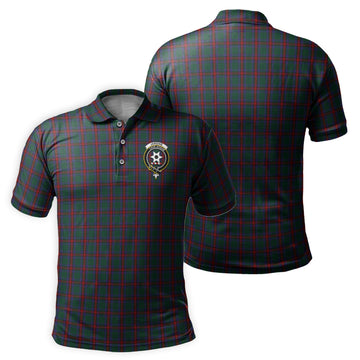 Jardine Dress Tartan Men's Polo Shirt with Family Crest