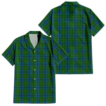 Johnstone-Johnston Tartan Short Sleeve Button Down Shirt