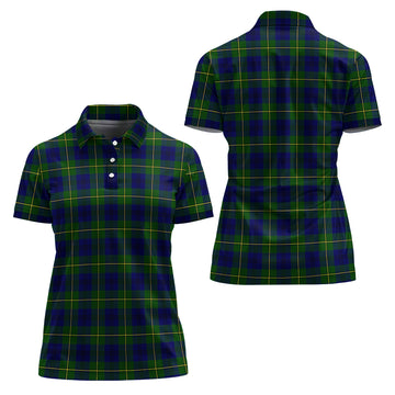 Johnstone-Johnston Modern Tartan Polo Shirt For Women