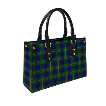 Johnstone-Johnston Modern Tartan Leather Bag