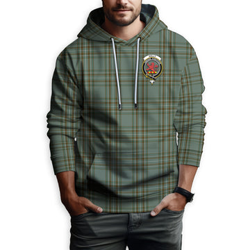 Kelly Dress Tartan Hoodie with Family Crest