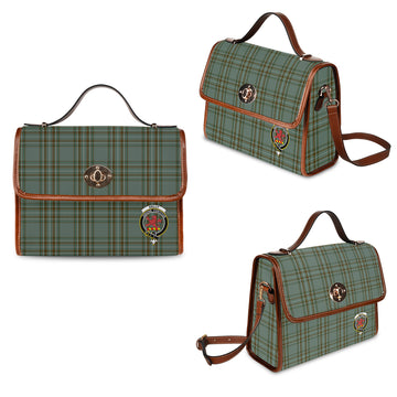 Kelly Dress Tartan Waterproof Canvas Bag with Family Crest