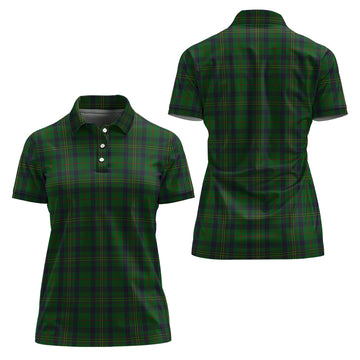 Kennedy Tartan Polo Shirt For Women