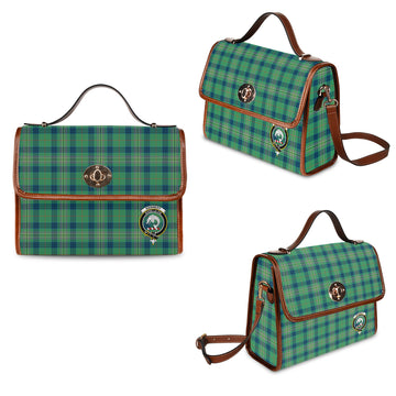 Kennedy Ancient Tartan Waterproof Canvas Bag with Family Crest