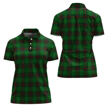 Kinnear Tartan Polo Shirt For Women
