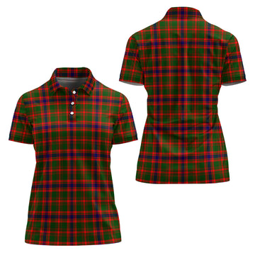 Kinninmont Tartan Polo Shirt For Women
