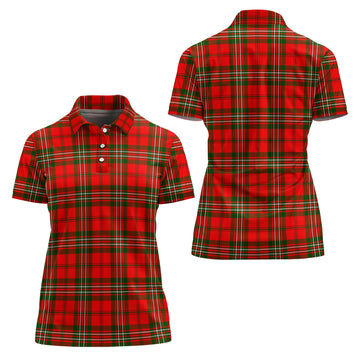 Langlands Tartan Polo Shirt For Women