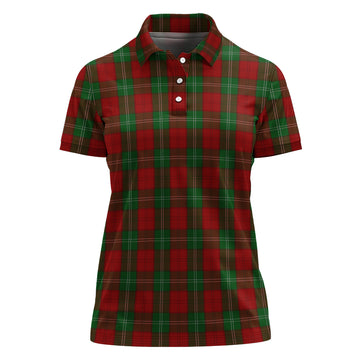 Lennox Tartan Polo Shirt For Women