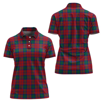 Lindsay Modern Tartan Polo Shirt For Women