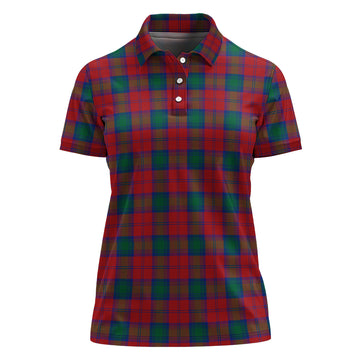 Lindsay Modern Tartan Polo Shirt For Women